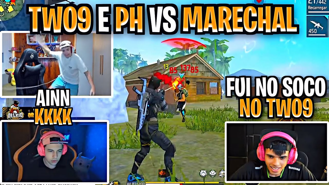 OS CARAS TAVAM POSSUÍDOS! 😈 2X2 INSANO! TWO9 e PHZIN vs MARECHAL e ART! SÓ CAPAS?! VISÃO DE 3 PLAYER