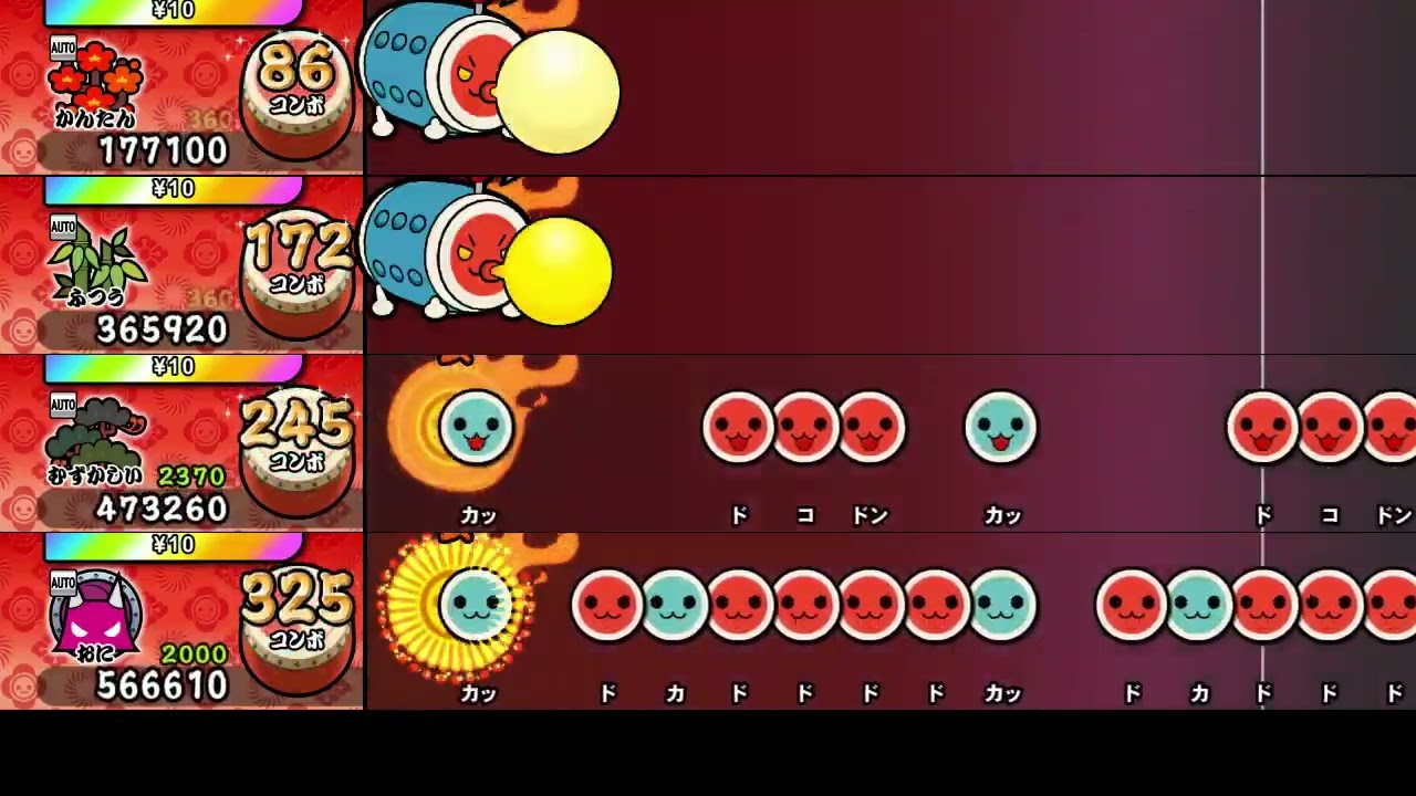 【太鼓の達人 NS2】Radiant【全難易度同時再生】