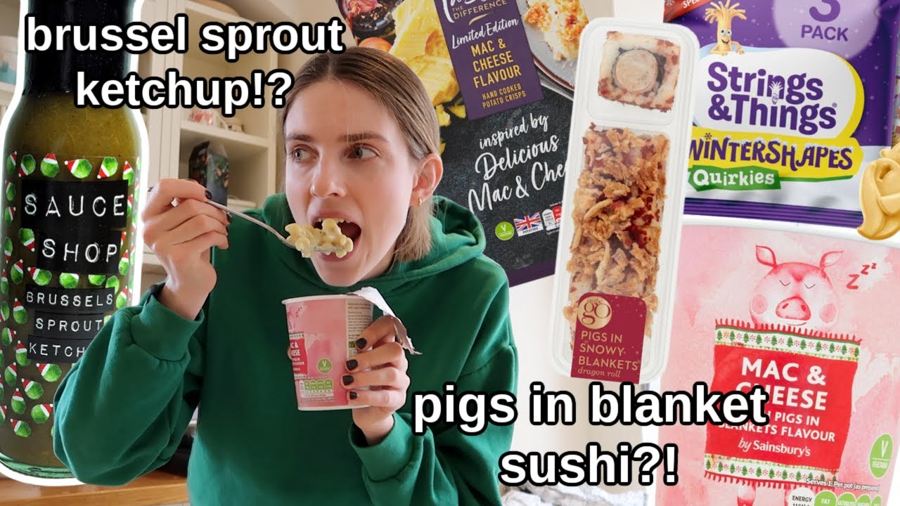 I only ate Christmas food for 24 hours *fun new food edition*