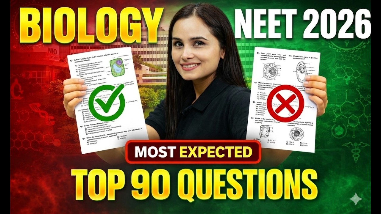 Top 90 Questions | Most Expected NEET Biology Questions | NEET 2026 | Dr Gargi