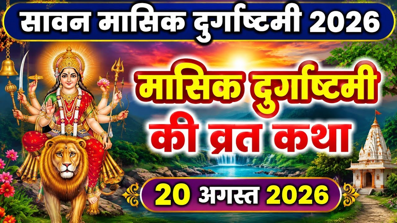 Durga Ashtami Fast Story - DurgaAshtami Vrat Katha - Sawan Month StorySawan Maas Durga Ashtam...