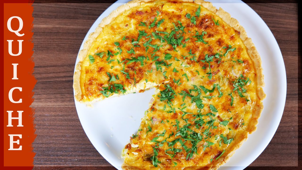 Quiche Lorraine Rezept // sehr cremig // mit Lauch und Speck