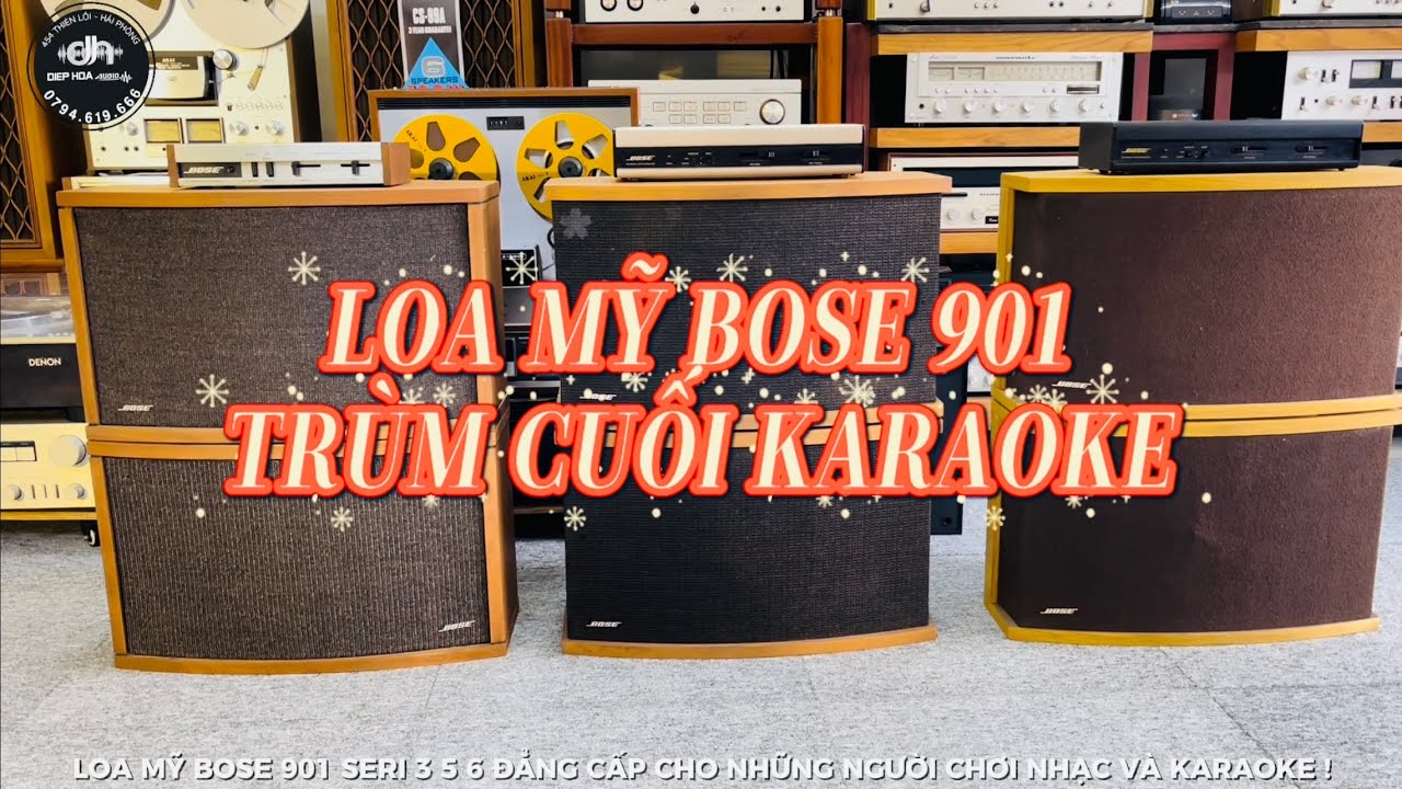 🌟Hạ cánh Trùm cuối 👉 Loa Mỹ Bose 901 Seri 3 + 5+ 6 số 9 viên mãn tròn đầy đón năm mới! 🌟