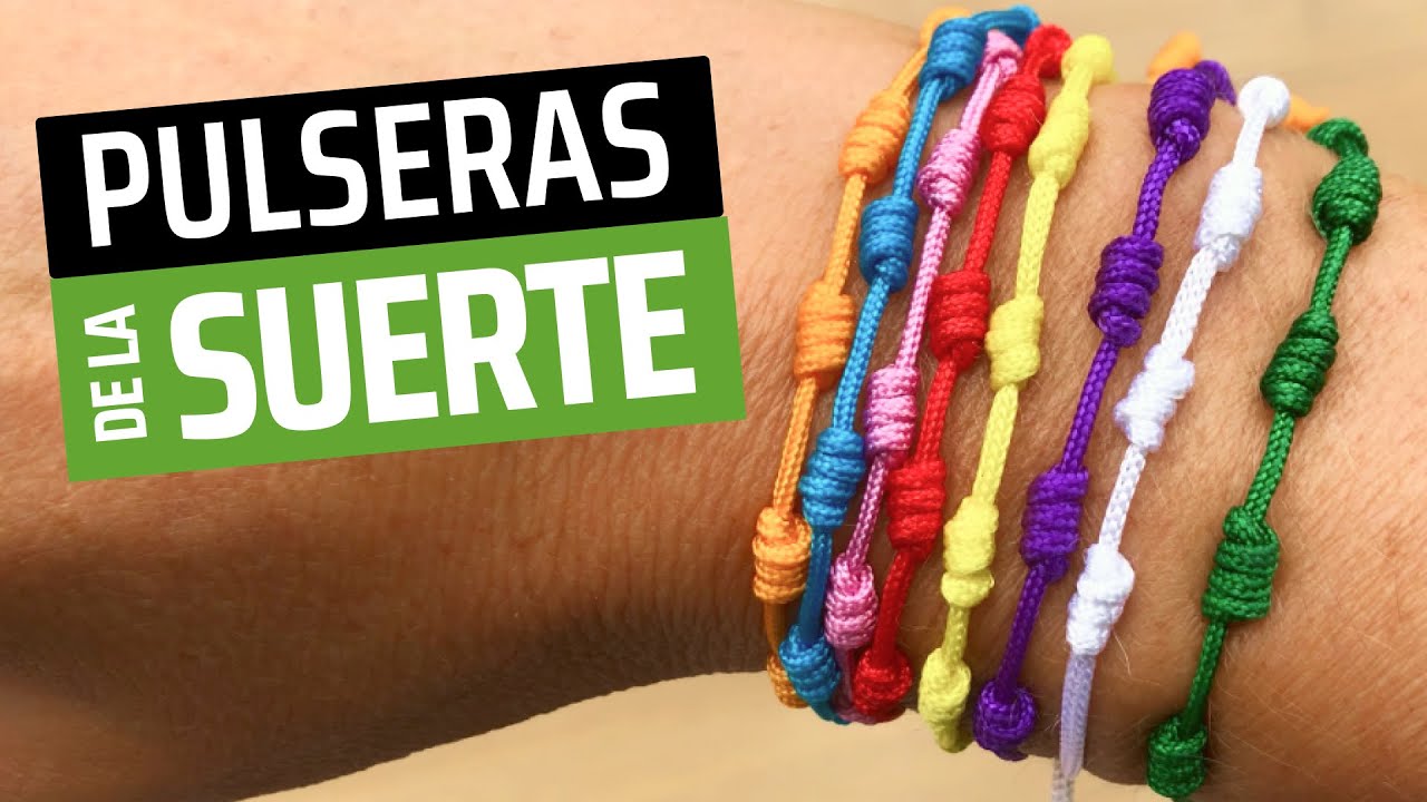 Pulsera de la SUERTE de 7 NUDOS. Significado y cómo hacer | DIY
