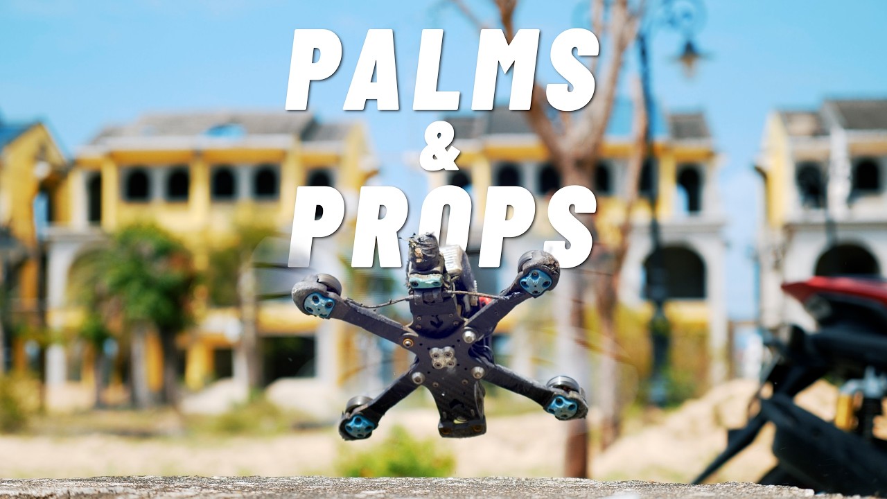 PALMS & PROPS | Фристайл на дроне FPV