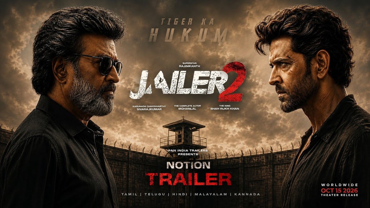 JAILER 2 - Official Trailer | Superstar Rajinikanth | Hrithik Roshan | Nelson | Anirudh | FMT