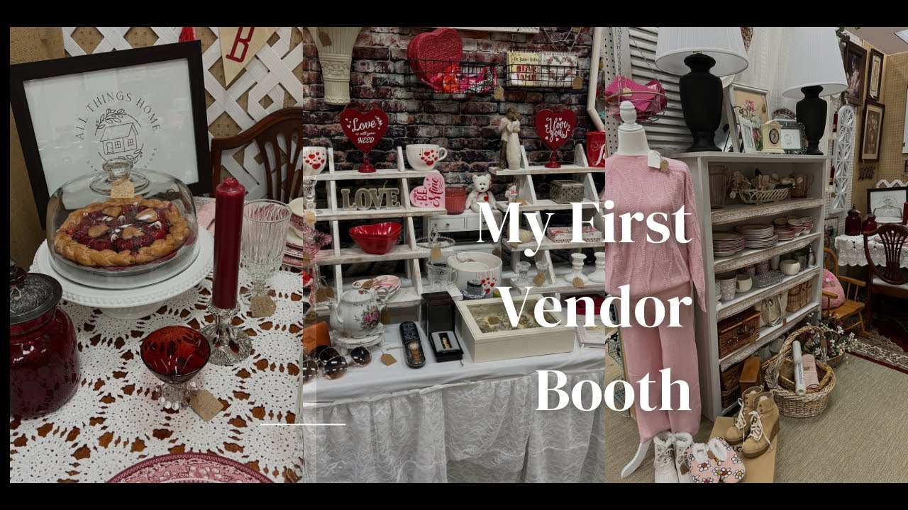 Join Me on My Adventure of Renting My First Vendor Booth