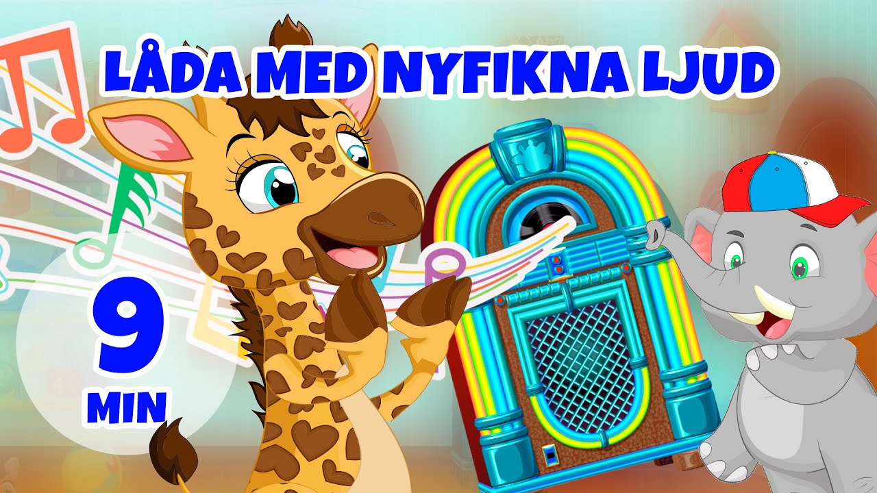 Lådan med nyfikna ljud - 9 min Giramille | Barnvisor och sånger för barn