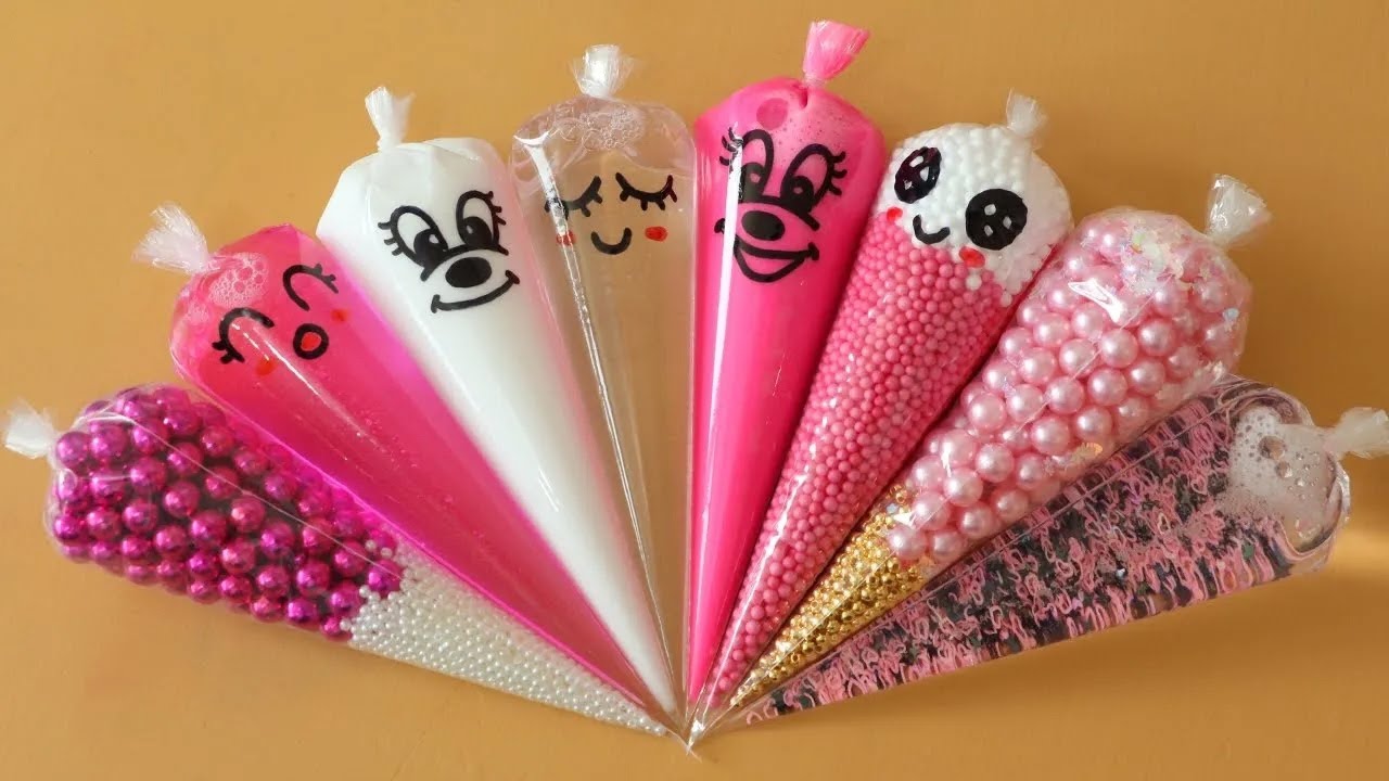 Making Slime with Piping Bags! Most Satisfying Slime Video★ASMR★#ASMR #PipingBags