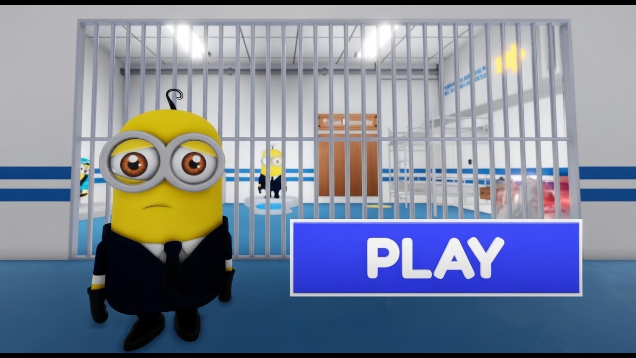 I Escaped the MINIONS Prison in Roblox! 😱 (Impossible Obby Escape)