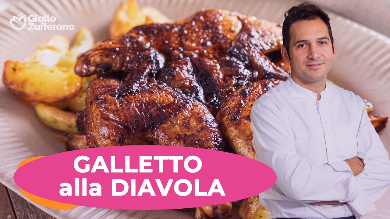 GALLETTO alla DIAVOLA con PATATE al FORNO🍗🥔 - accoppiata perfetta!😍❤️✨