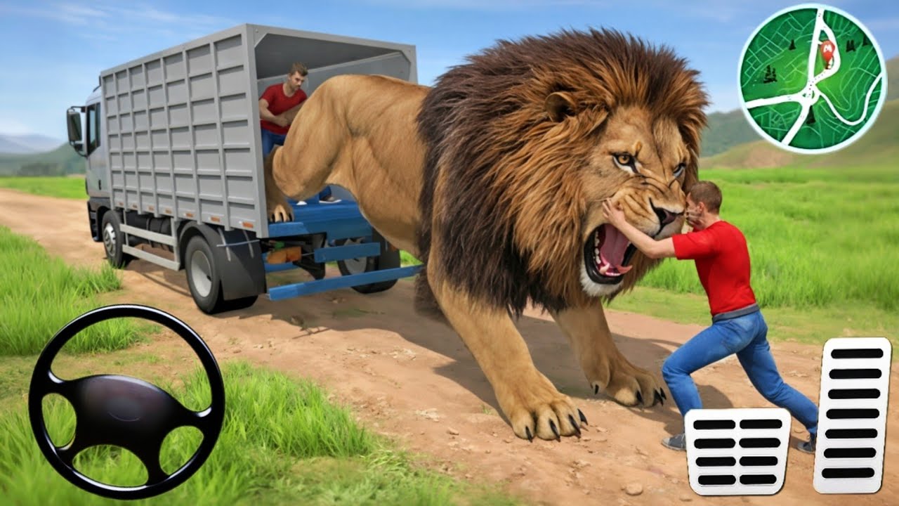 Animal Cargo Truck Driving Game 3D - Animal Transport Cargo Truck 2024 - Android Gameplay