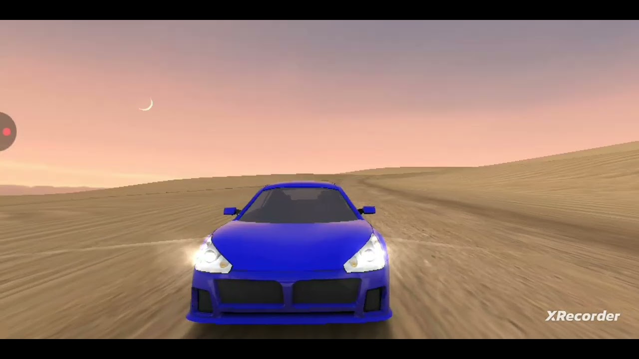 Rally racing event on sand