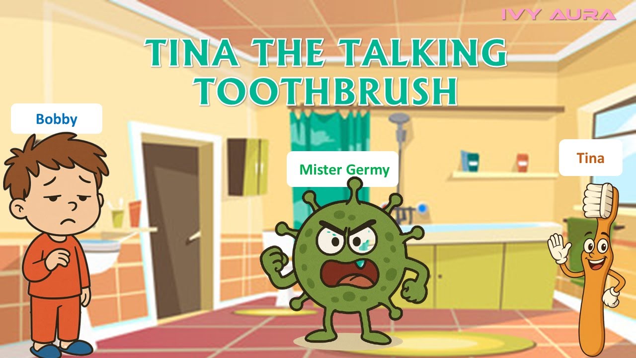 Tina the Talking Toothbrush | Brushing Teeth Animation for Kids