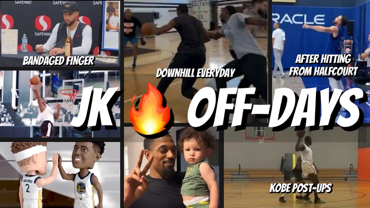 Kuminga workouts 🔥 Warriors off-days: bandaged finger Gentlemen’s Cut, SJ Sharks Macklin Celebrini++