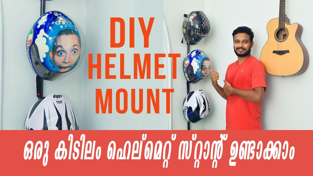 DIY Helmet mount using PVC pipes | Must have for bikers |