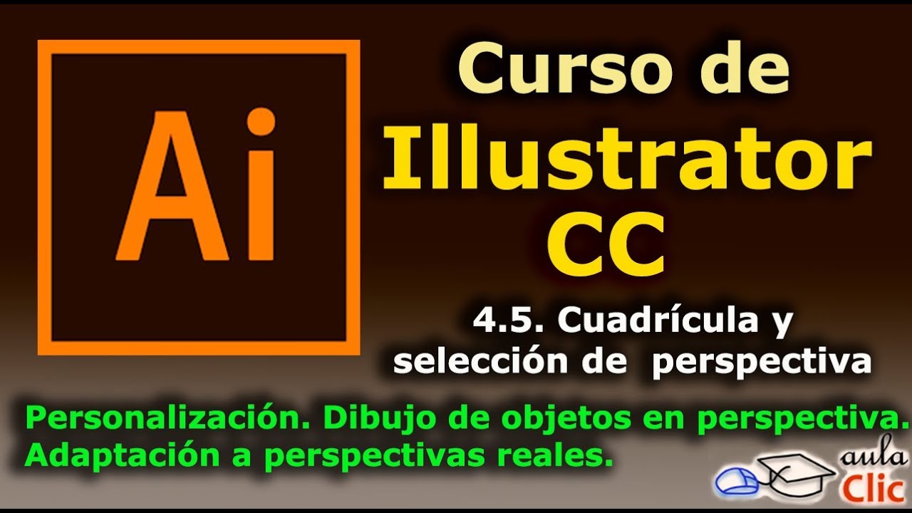 Curso de Illustrator. 4.5 Cuadrícula y selección de perspectiva