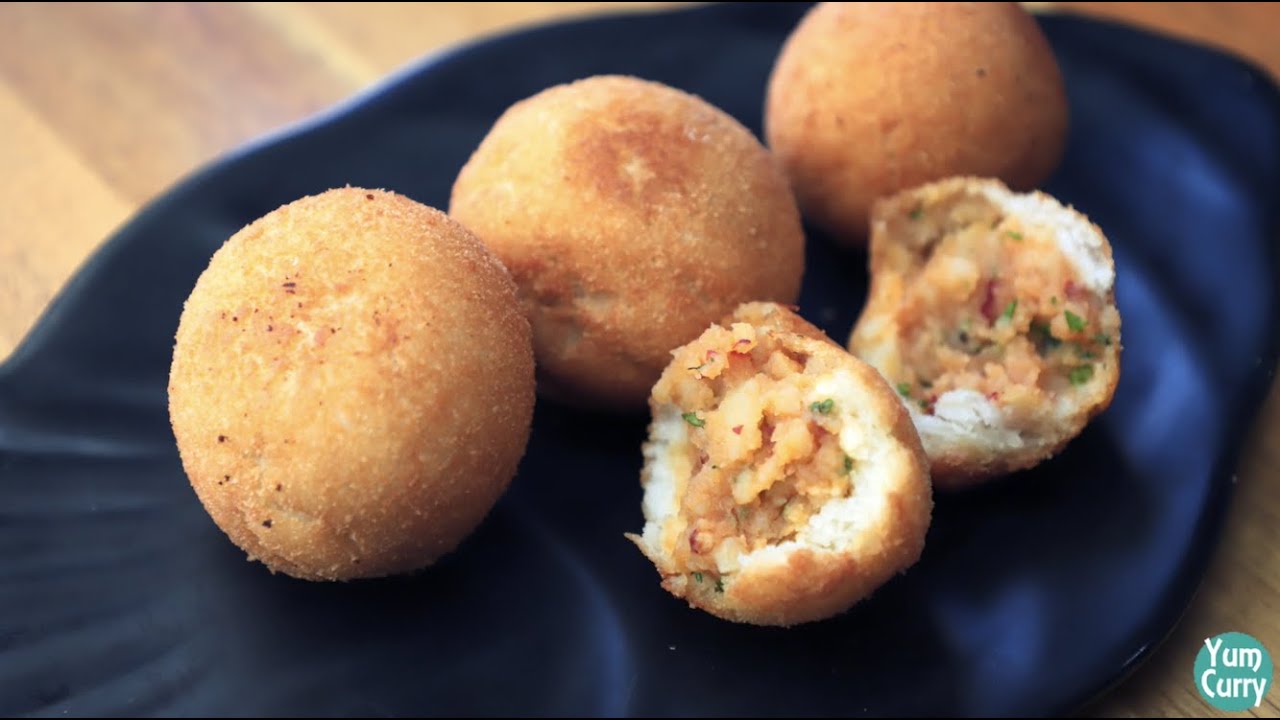 Bread bombs recipe - Schezwan bombs recipe - Bread snacks recipe