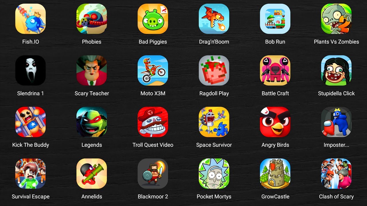 Roblox,Ink Game,Walk Master,Hide in The Backrooms,Clash of Scary Squad,Troll Face Quest Horror...
