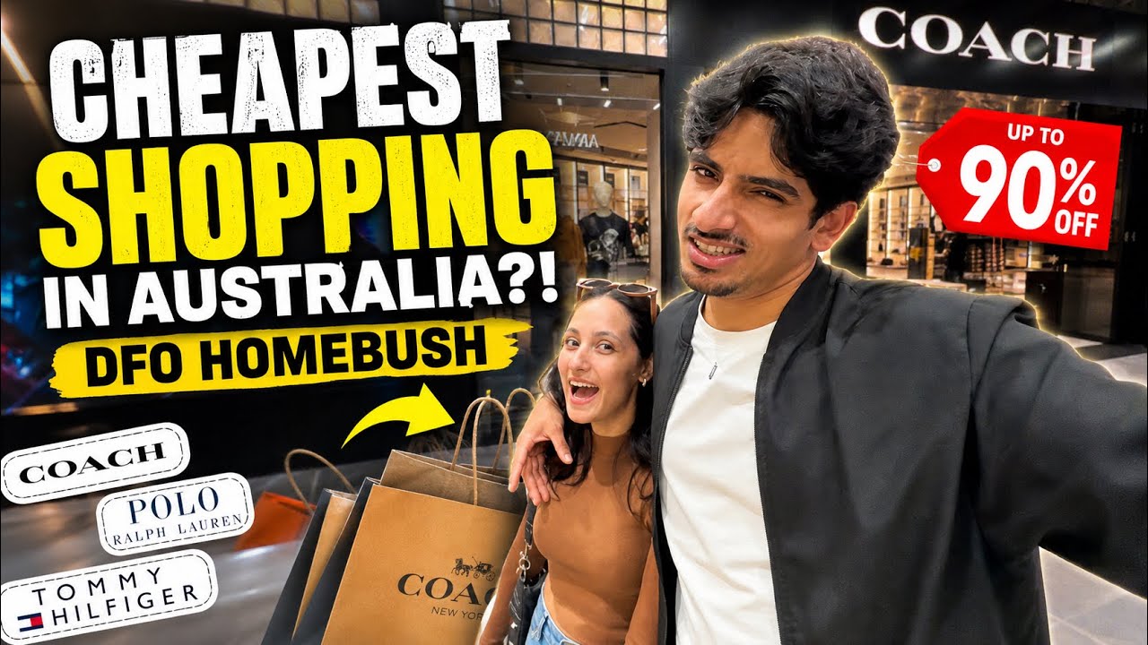     Most Affordable Shopping in Australia 🇦🇺 | DFO Homebush Review