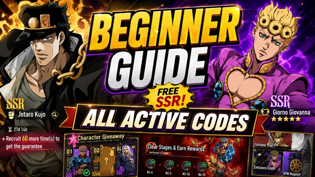 JoJo&rsquo;s Bizarre Adventure: Golden Spirit &mdash; Гайд для новичков: сделай это первым + ВСЕ КОДЫ!