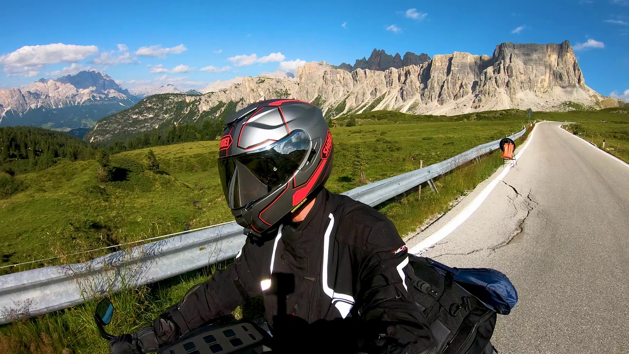 Motorcycle tour Italy Dolomites and Austria Grossglockner | Mt07 - BMW F800R | GoPro Hero7 | 4K
