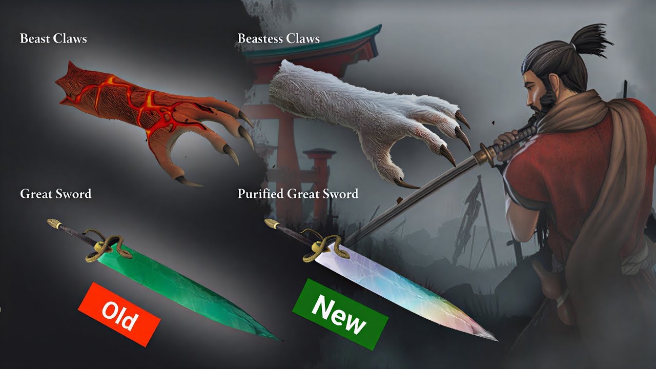 I Unlock Purified Great Sword & Beastess Claws | Takashi Ninja Warrior New Update