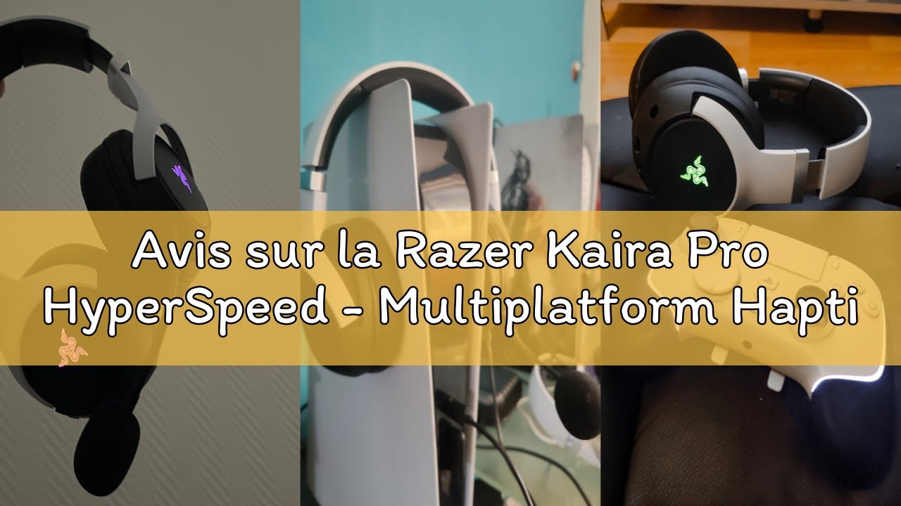 Avis sur la Razer Kaira Pro HyperSpeed - Multiplatform Haptic Wireless Gaming Headset (HyperSpeed Wi