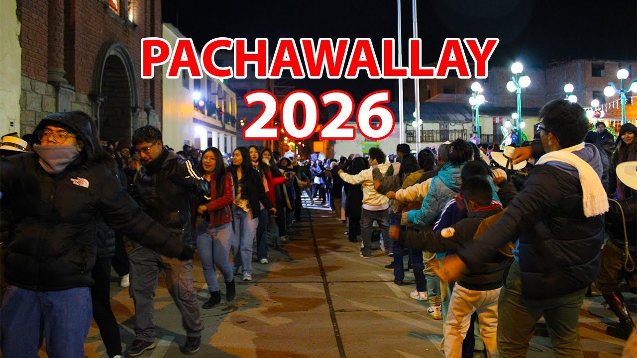 Celebración masiva en las calles la magia del PACHAWALLAY de los NEGRITOS de HUALLANCA 2026