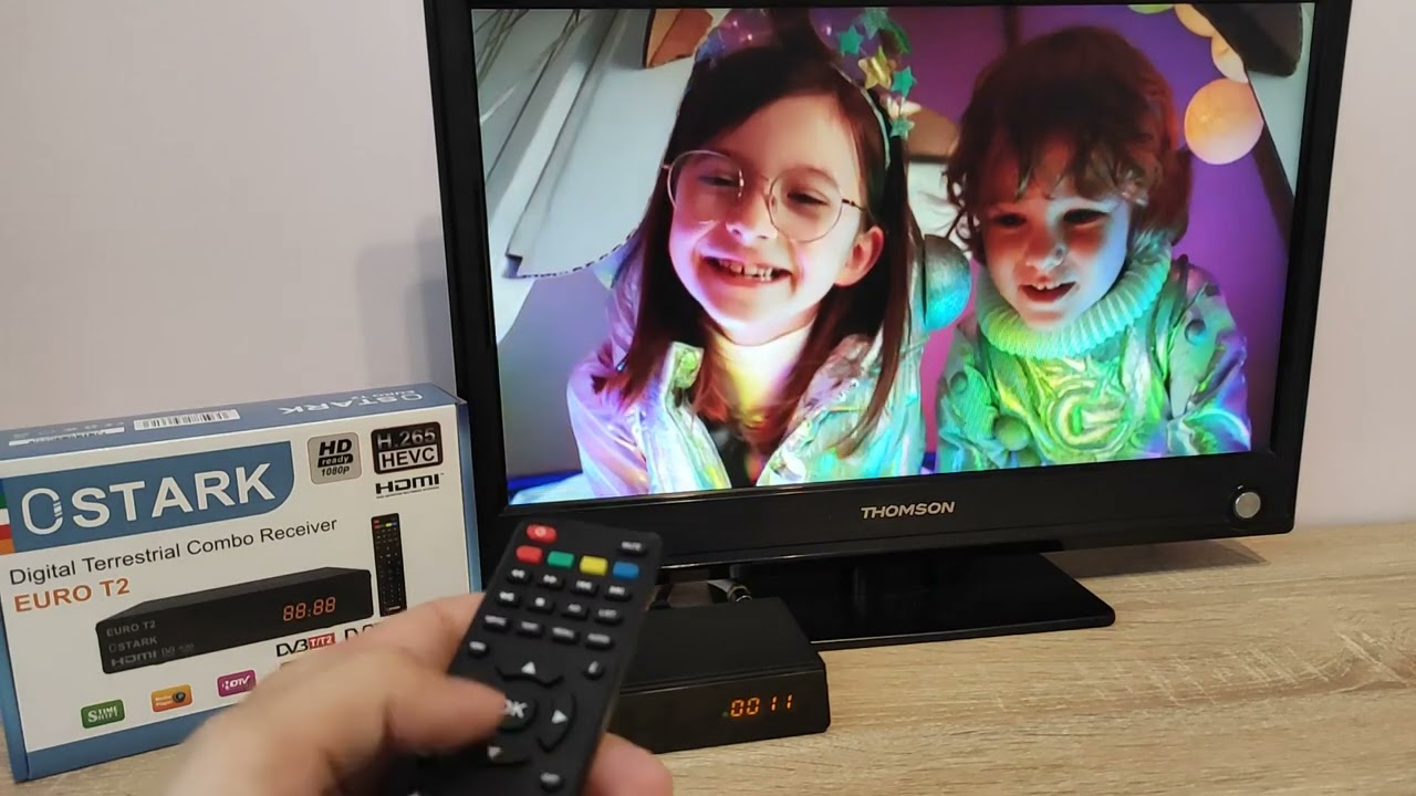 Презентация тюнера DVB-T2 Hevc H.265 - Ostark Euro T2
