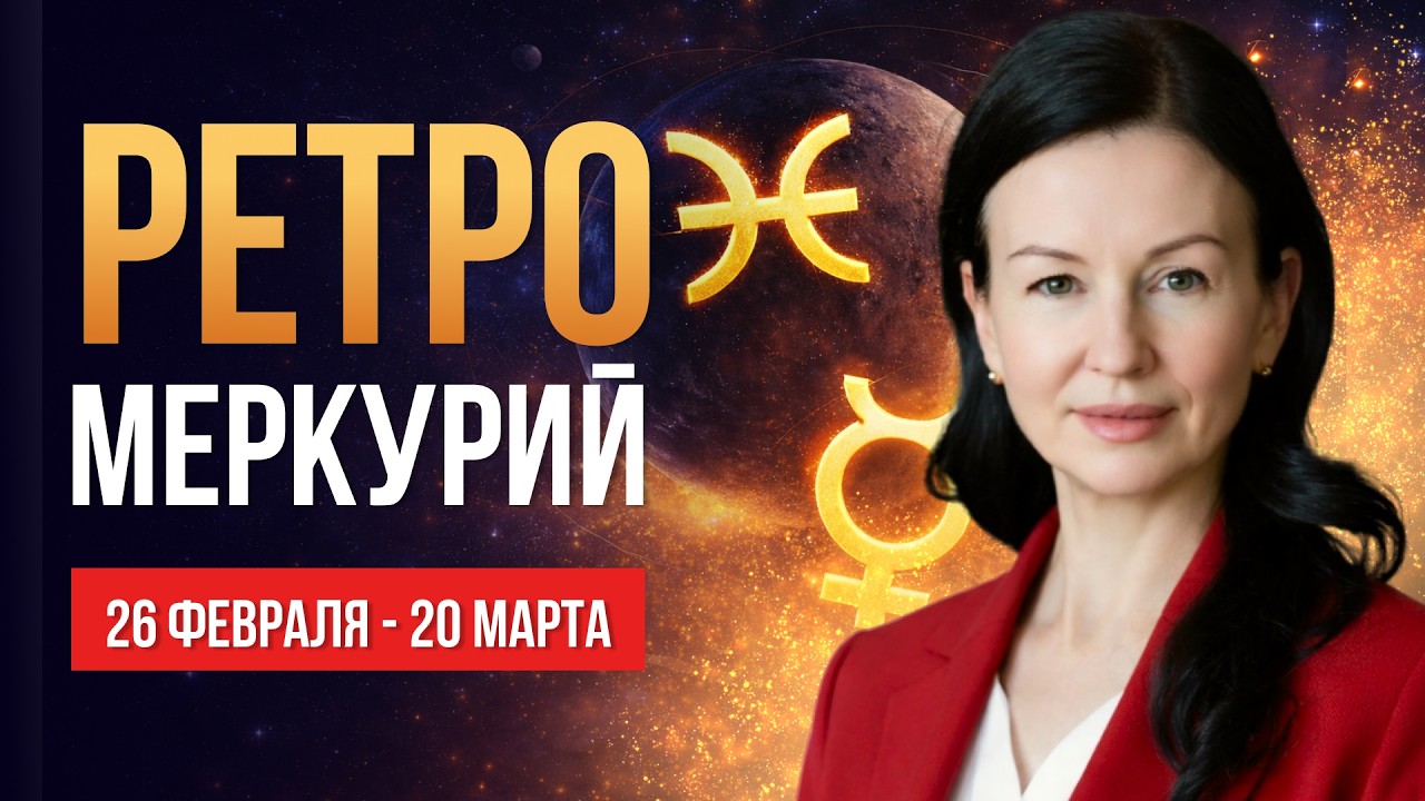 Срыв или второй шанс? 26 ФЕВРАЛЯ. Ретроградный Меркурий в Рыбах 2026