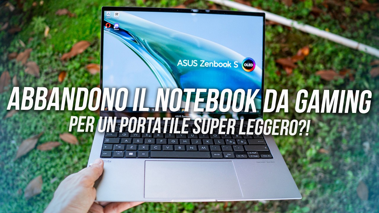 Un mese con un NOTEBOOK LEGGERO con GPU integrata: MI SONO PENTITO?