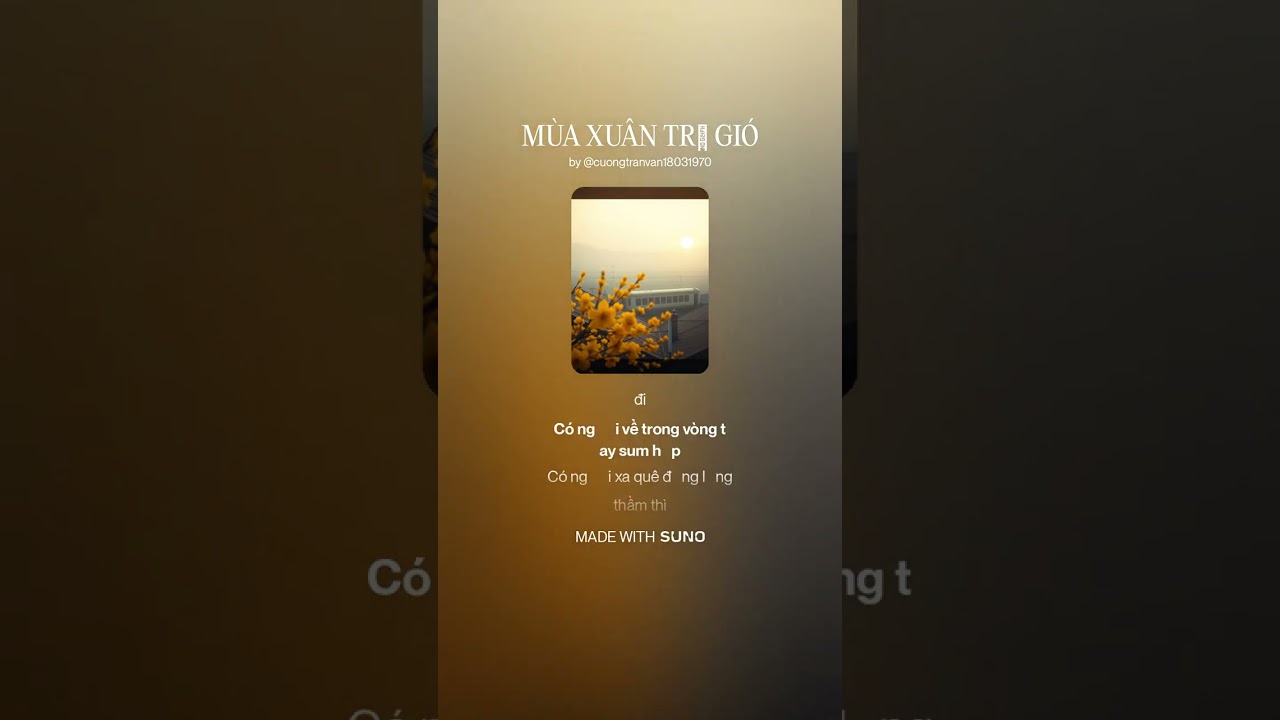 MÙA XUÂN TRỞ GIÓ