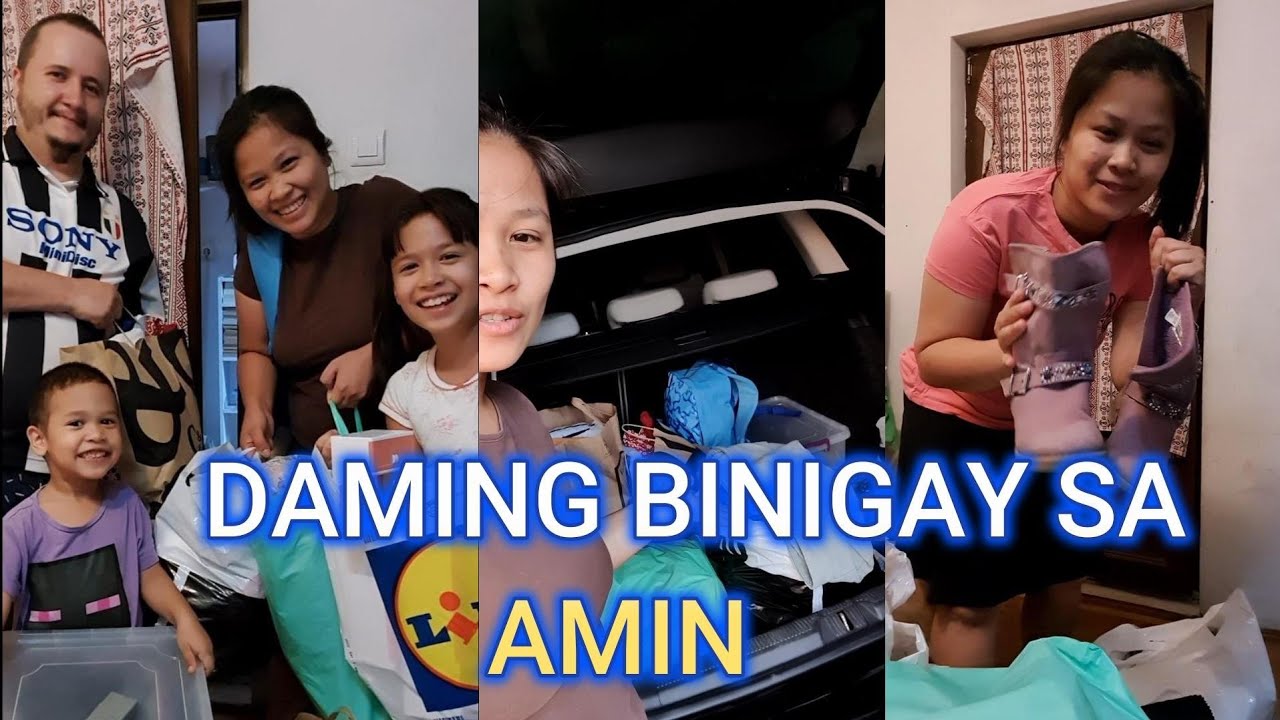 NINANG NAMIN SA KASAL NAGBIGAY NG MARAMING DAMIT AT GAMIT SA SCHOOL