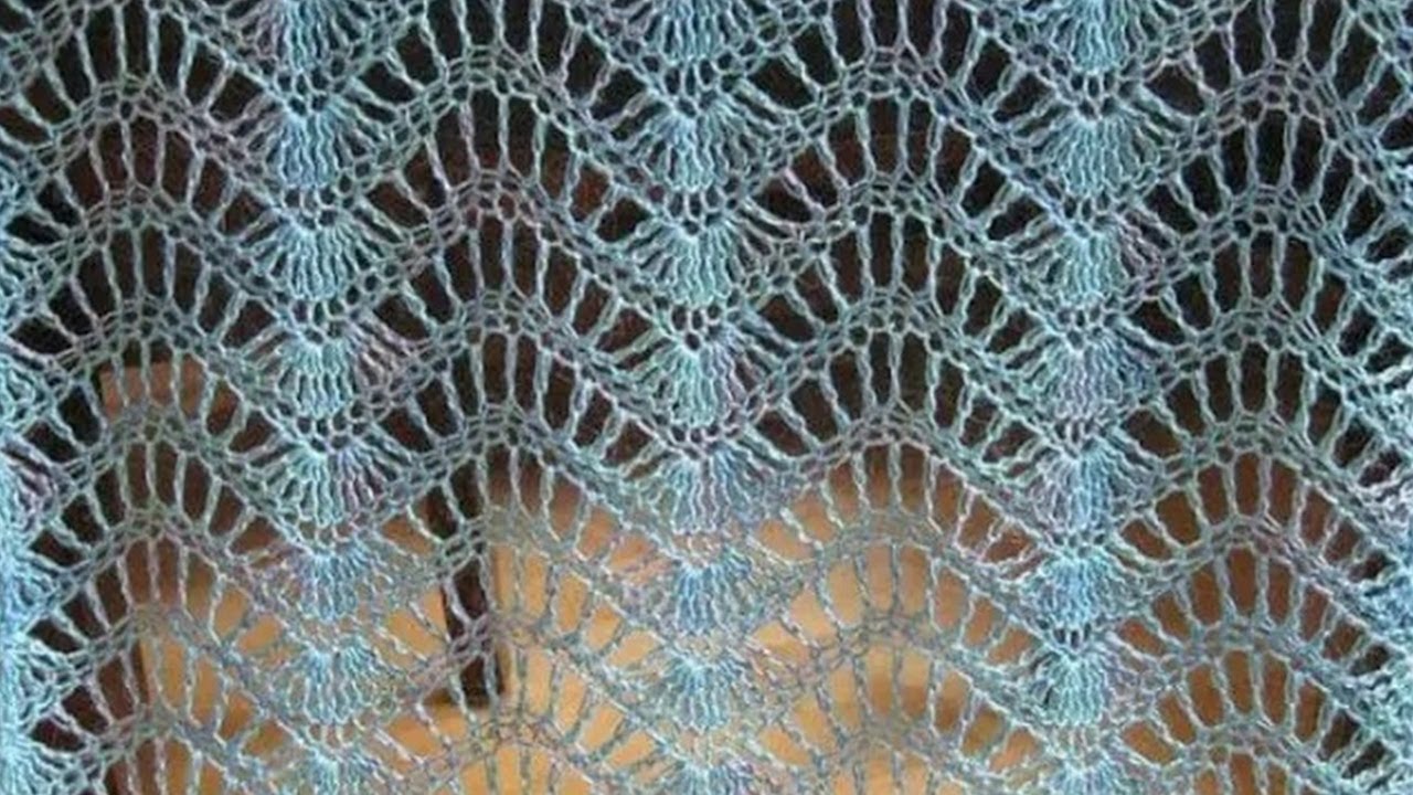 كروشيه غرزه الزجزاج لعمل ستاره سهله وبسيطه How to crochet the Easy Curtain