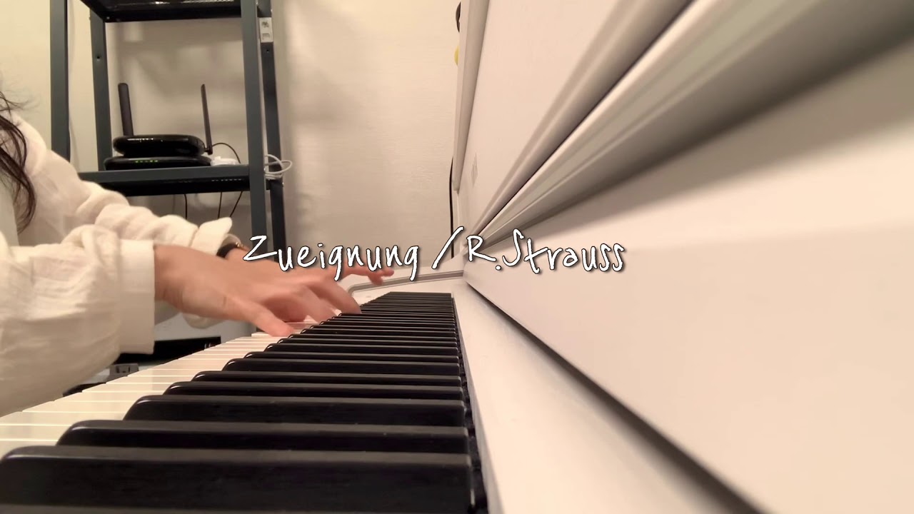 R.strauss -Zueignung accompaniment / Low key 피아노반주