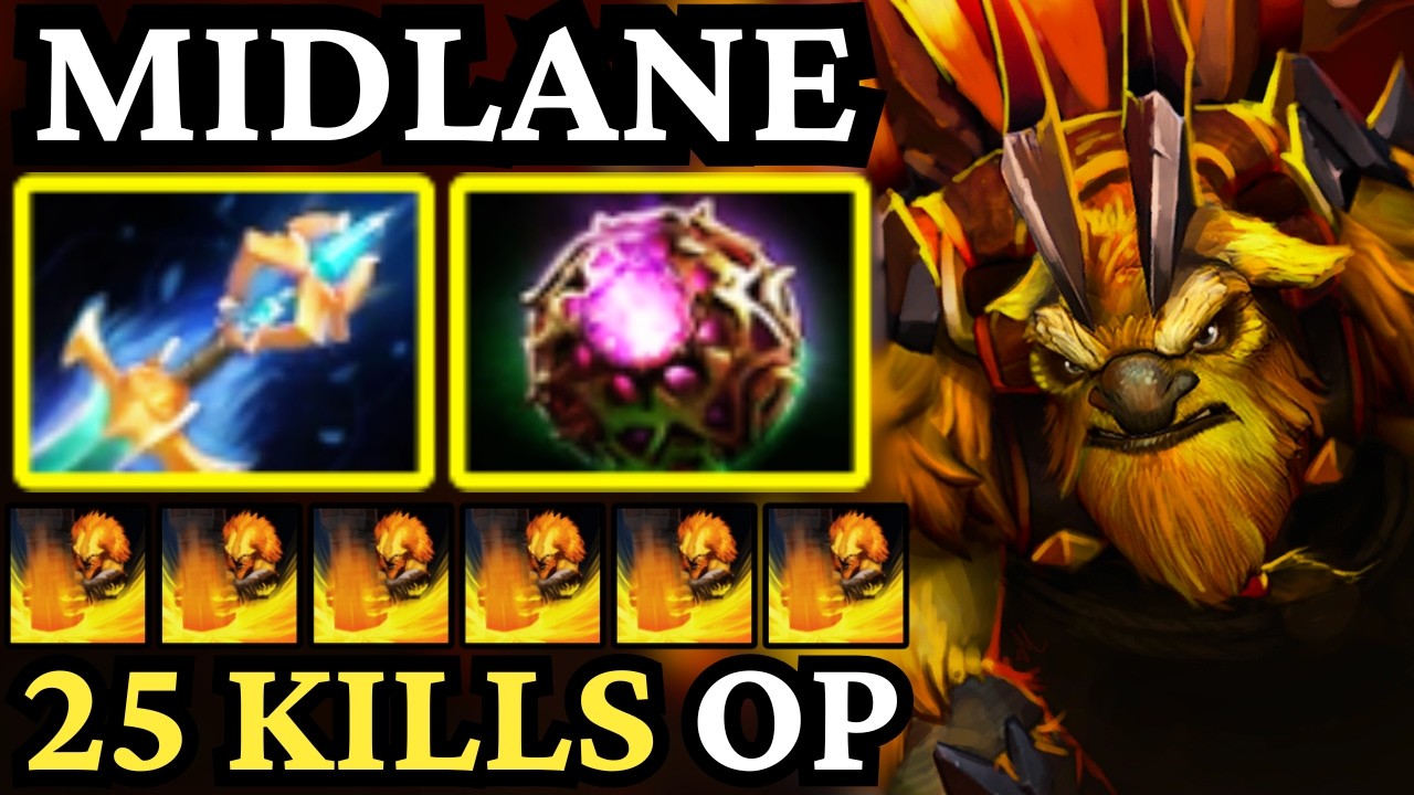 🔥 25 KILLS EARTHSHAKER META Mid &mdash; Full Teamfight CONTROL 🔥 Dota 2 Mid