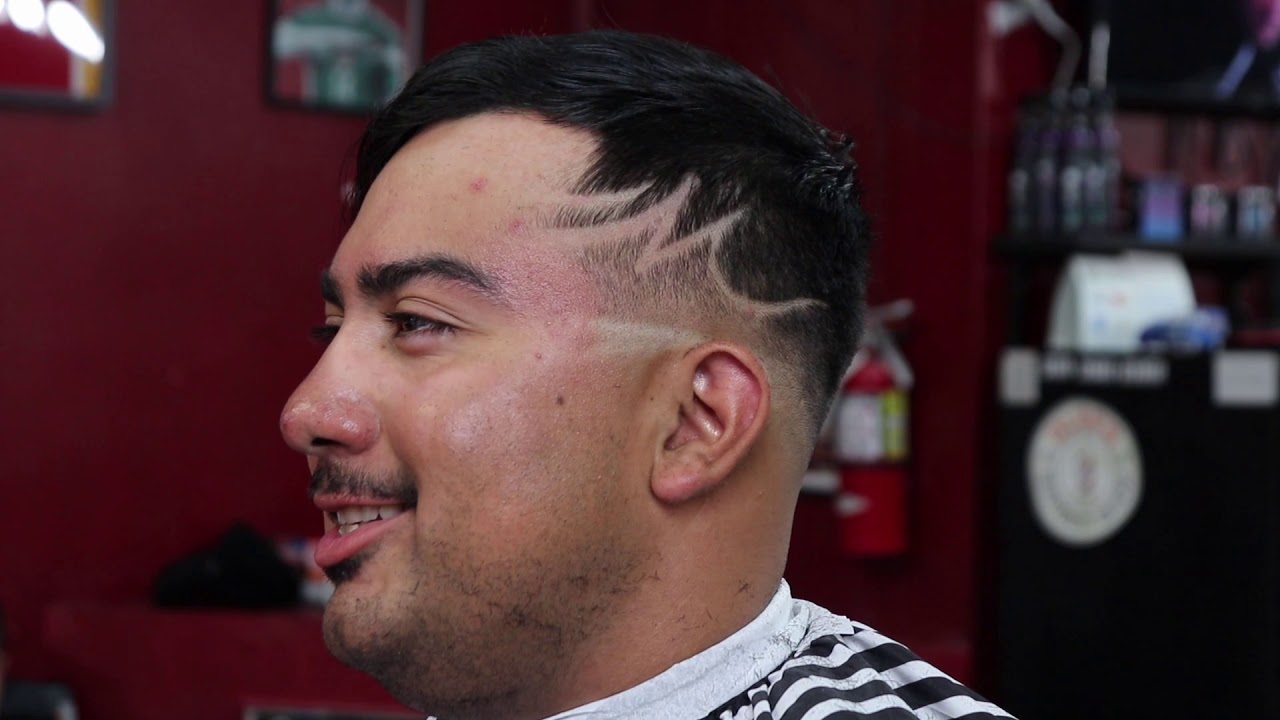 JB the Barber | Comb-over low fade and design Tutorial