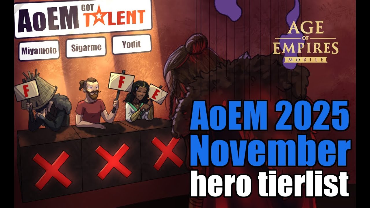 AOEM HERO TIER LIST - S6 November 2025
