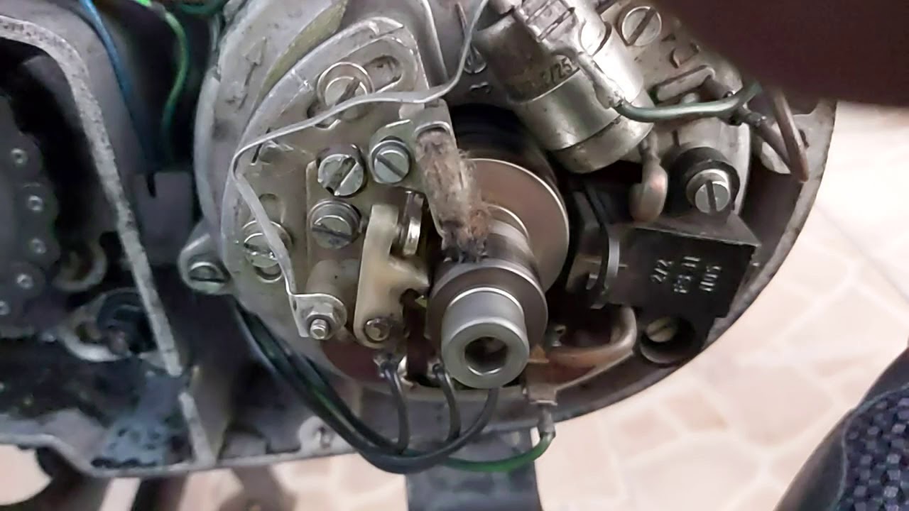 MZ ETZ 251 ağır &ccedil;ekim, y&uuml;ksek devirde platin | high revs points slow motion #short