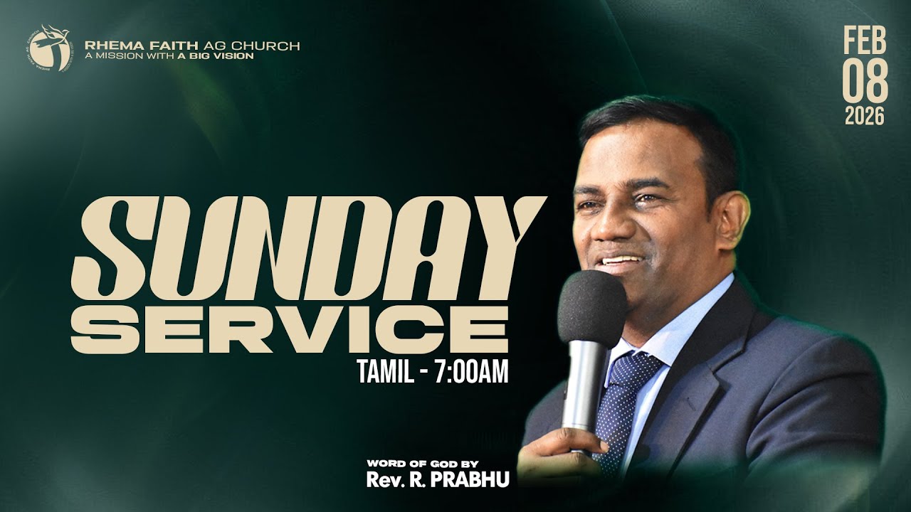 LIVE | SUNDAY SERVICE | WORSHIP & WORD OF GOD BY REV.R.PRABHU | #agchurch #rfagchurch