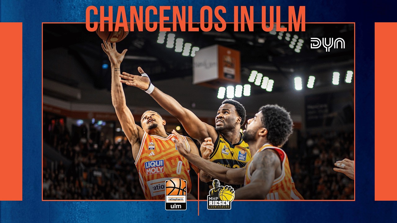 Highlights: Ratiopharm Ulm - MHP RIESEN Ludwigsburg  | easyCredit BBL | Dyn Basketball