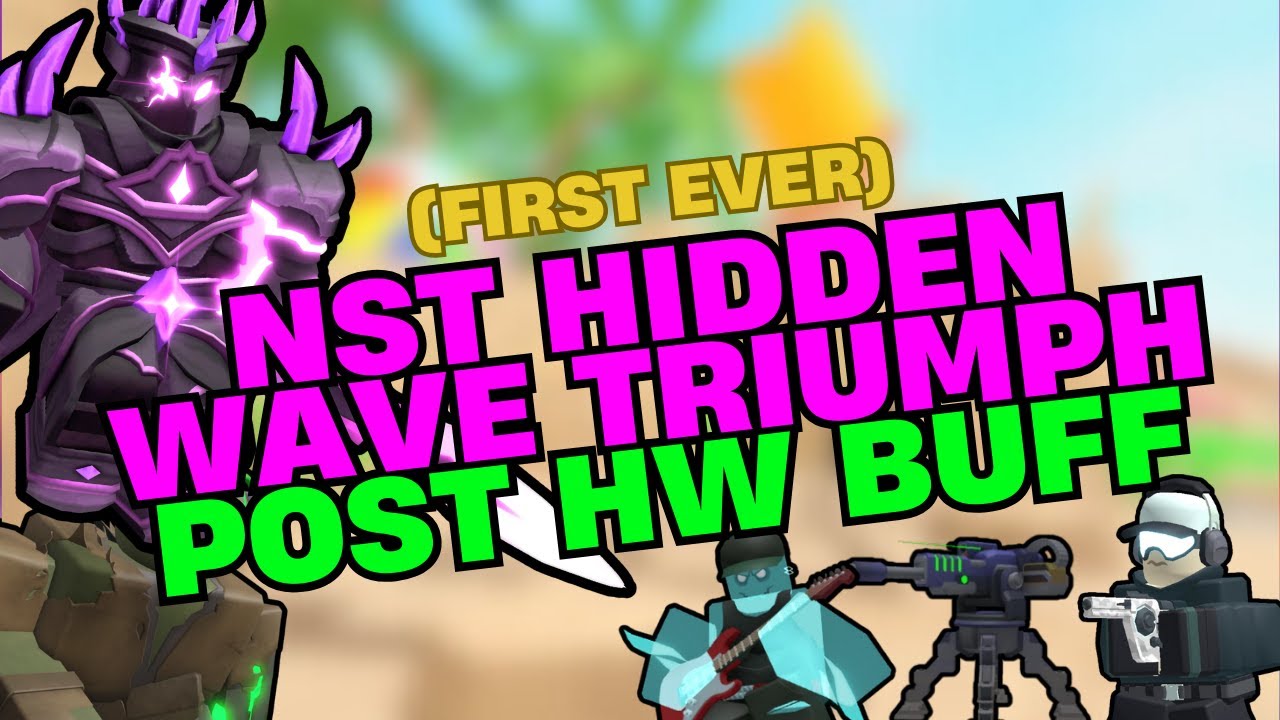 [FIRST EVER] QUAD HIDDEN WAVE NST TRIUMPH POST HW BUFF | TDS