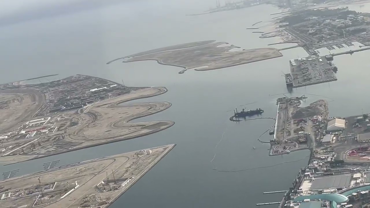 Emirates EK147 Dubai to Amsterdam Takeoff beautiful view of Dubai &hellip;13 April 2026