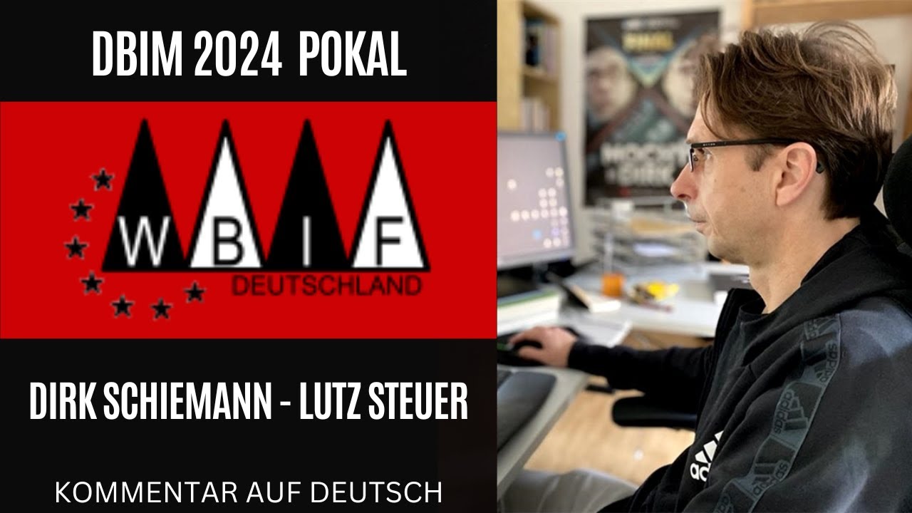 DBIM Pokal Dirk Schiemann - Lutz Steuer live kommentiert.