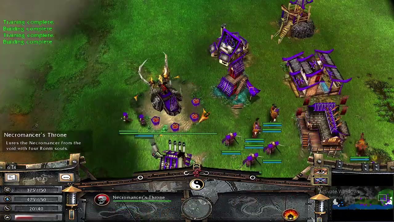 Battle Realms ZE 1v1 Dits vs Azeron