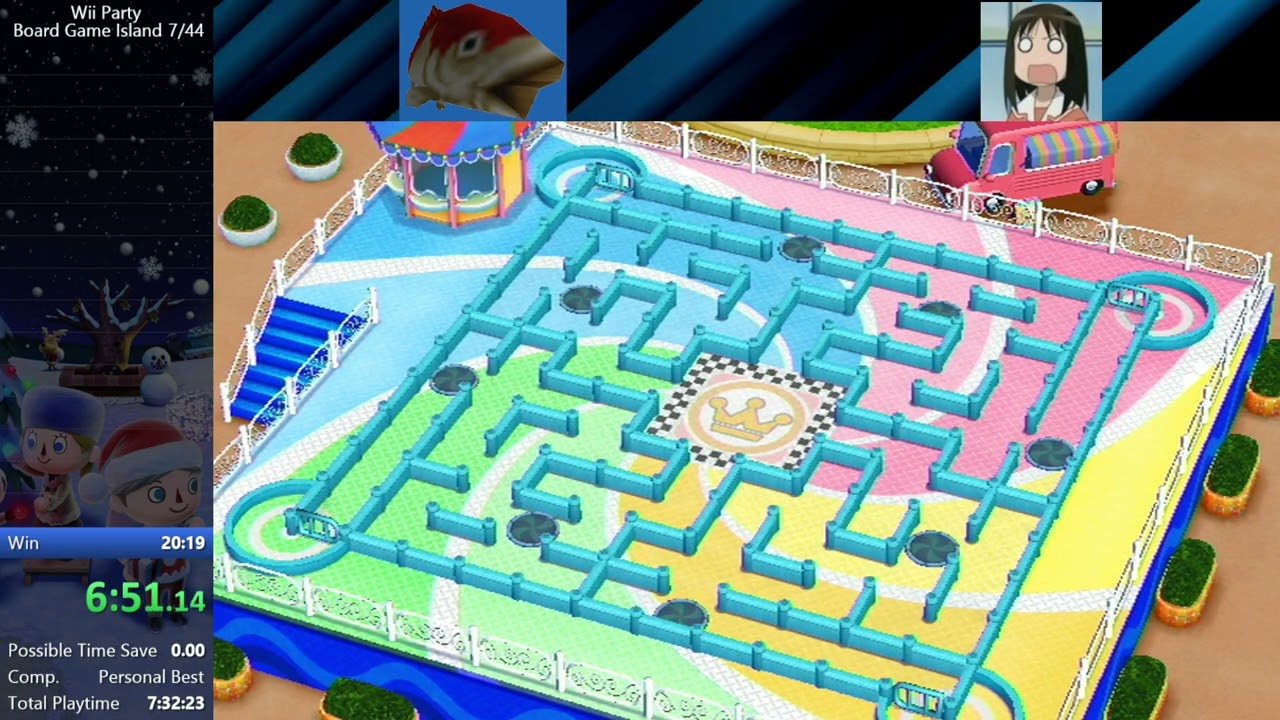 Wii Party Board Game Island in 17:39