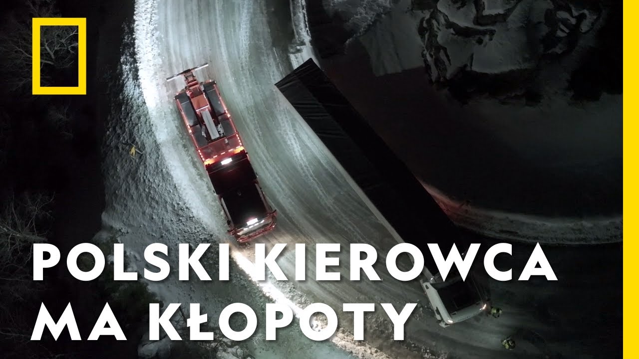 Polski TIR bez łańcuch&oacute;w na kołach wpadł w poważne tarapaty! | Najniebezpieczniejsze drogi Europy