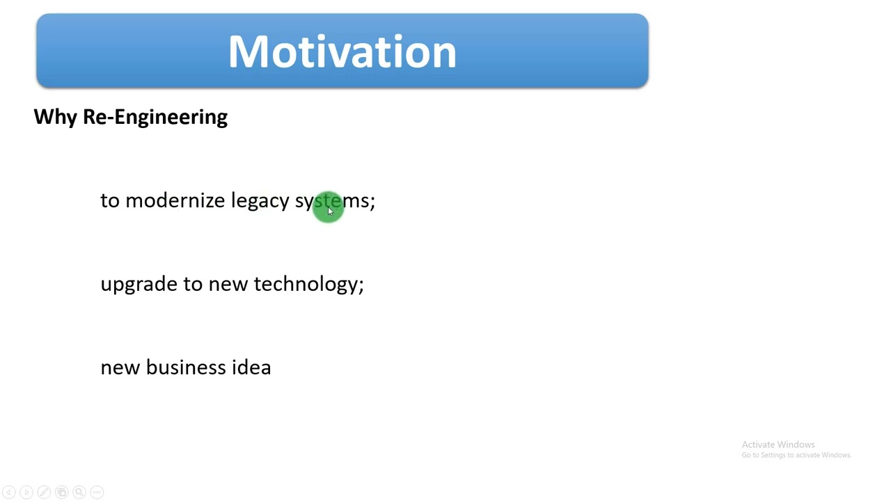 SE602 Software Re-engineering week 1 part 1