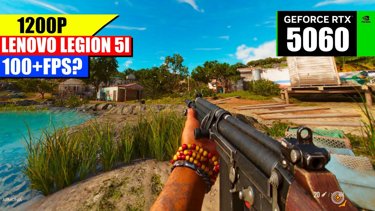 RTX 5060 Far Cry 6 Benchmark on Lenovo Legion 5i | i7 13th Gen | 1200p Gameplay Test